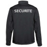 Blouson Softshell WOLF Sécurité CityGuard Noir