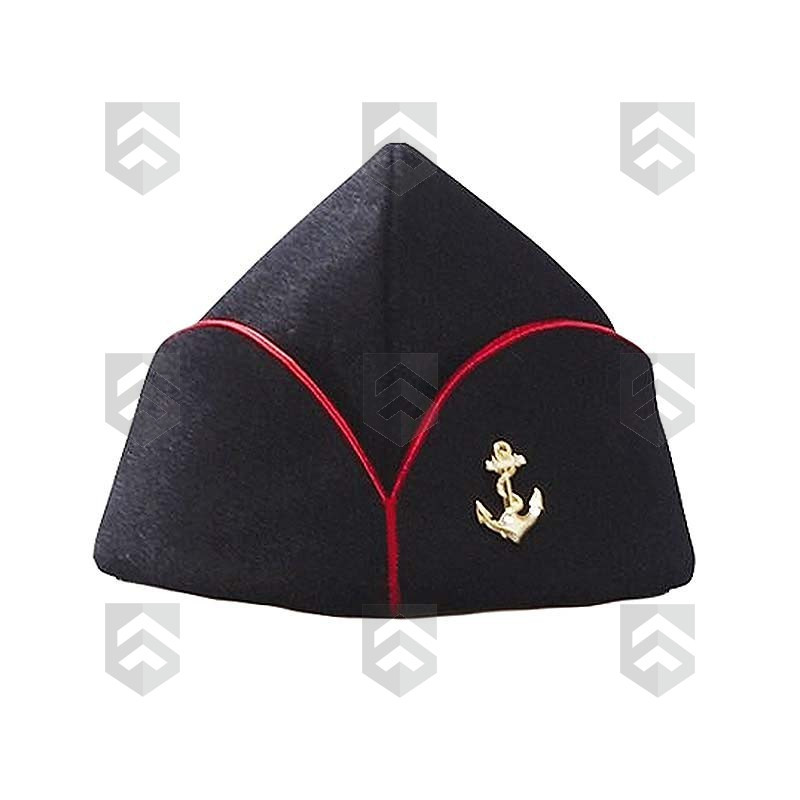 Calot Troupes De Marine Taille 57 Avec Insigne Ancre D'Or Non Monté - Modèle TDM Marsouin Bigore