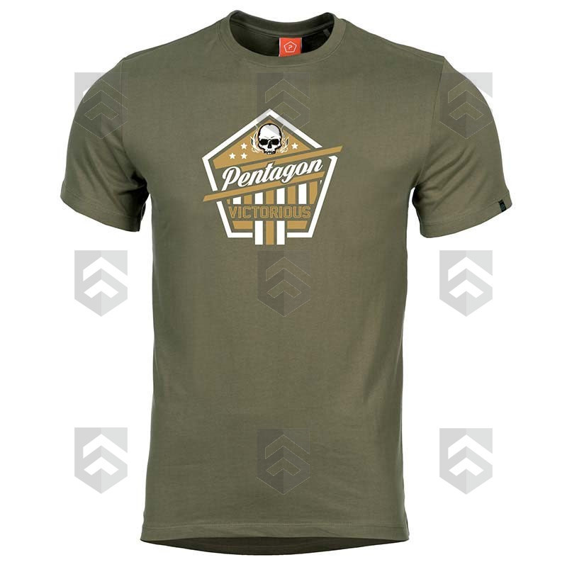 T-shirt manches courtes Pentagon Victorious Kaki