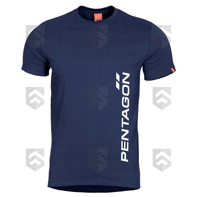 T-shirt manches courtes Pentagon Vertical Bleu Nuit