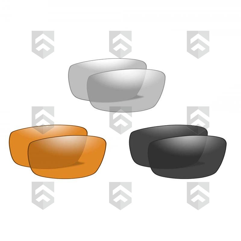 Lunettes Balistiques Guard WILEY X Noir Mat : verres de rechange