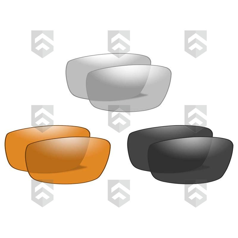 Lunettes Balistiques Valor WILEY X Noir : verres de rechange