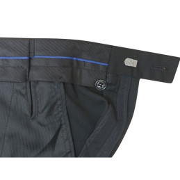 Pantalon de Costume Coupe Ajustée Noir Patrol
