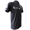 Polo Gendarmerie Départementale Respirant Noir Imprimé avec Velcro Homme