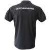 Polo Gendarmerie Départementale Respirant Noir Imprimé avec Velcro Homme