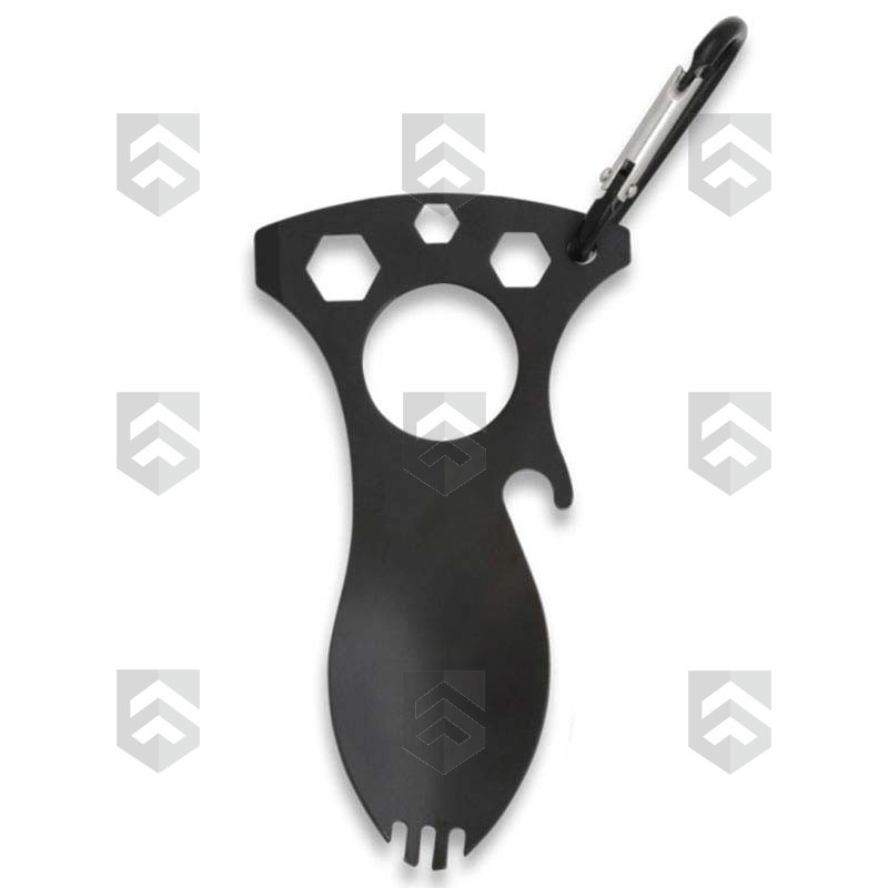Outil Multi-Fonctions SPOON Barbaric avec mousqueton
