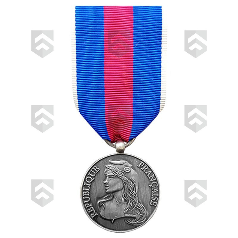 Médaille des Réservistes Volontaires de Défense et de Sécurité Intérieure Argent + Agrafe