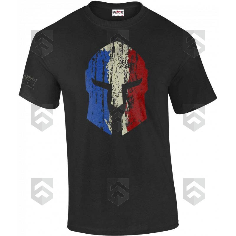 T-shirt manches courtes Summit Outdoor SPARTAN Noir