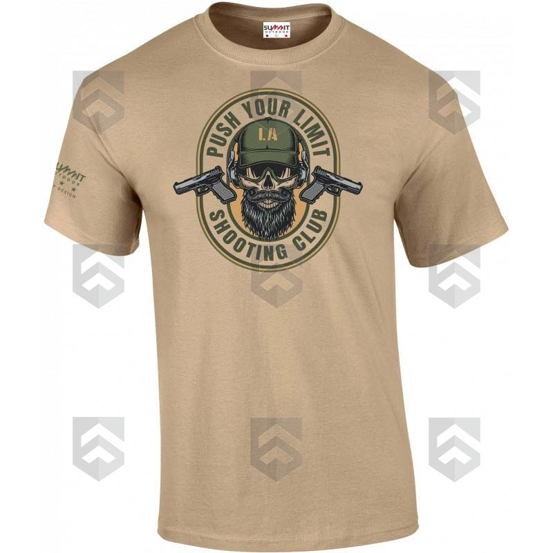 T-shirt manches courtes Summit Outdoor PUSH YOUR LIMIT Coyote