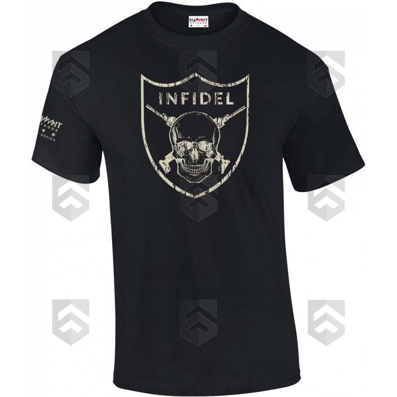 T-shirt manches courtes Summit Outdoor INFIDEL Noir