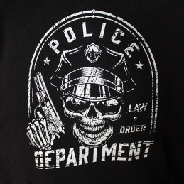Sweat à capuche Summit Outdoor POLICE DPT Noir