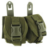 Porte-Grenades à fragmentation Double Blackhawk Vert OD