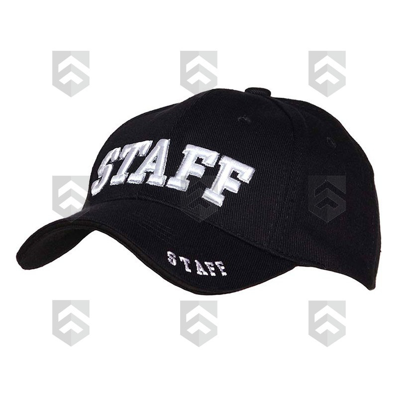 Casquette Brodée STAFF Noir