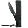 Couteau de Combat Recon 7" 101 INC Noir Type A