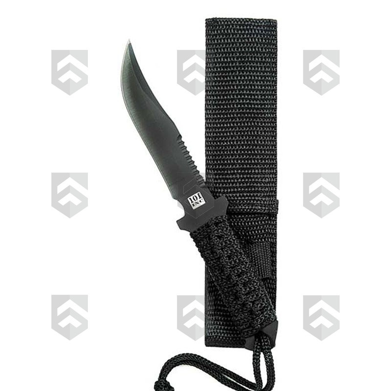 Couteau de Combat Recon 7" 101 INC Noir Type B