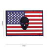 Patch 3D Skull Flag