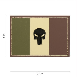 Patch 3D Punisher Flag