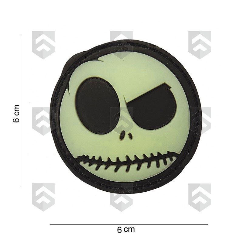 Patch 3D Nightmare Smiley Phosphorescent