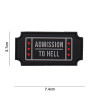 Patch 3D Admission To Hell