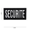 Écusson SECURITE Rectangulaire Brodé