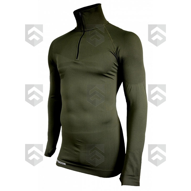 Sweat-shirt Double Soft Extreme Line Summit Outdoor Vert OD