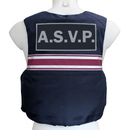 Housse Gilet Pare-Balles Port Apparent ASVP Protecop Homme
