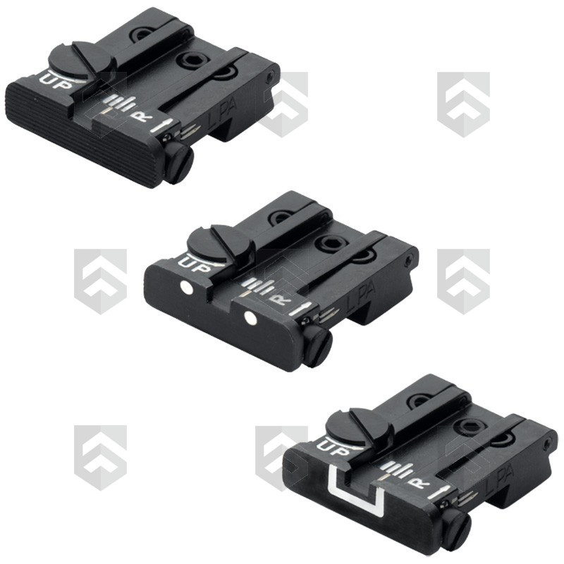 Mire arrière TPU ajustable LPA Sights pour Beretta