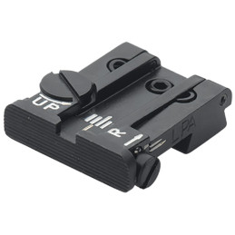 Mire arrière TPU ajustable LPA Sights pour Beretta