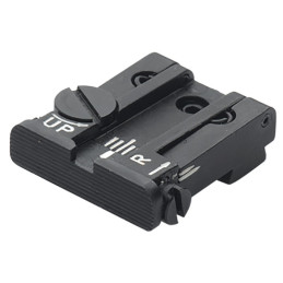 Mire arrière TPU ajustable LPA Sights pour Glock