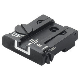 Mire arrière TPU ajustable LPA Sights pour Glock
