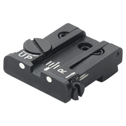 Mire arrière TPU ajustable LPA Sights pour Glock