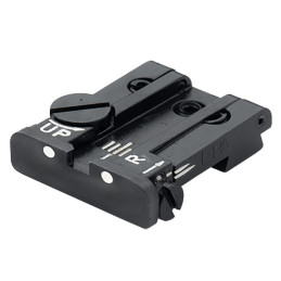 Mire arrière TPU ajustable LPA Sights pour Sig Sauer