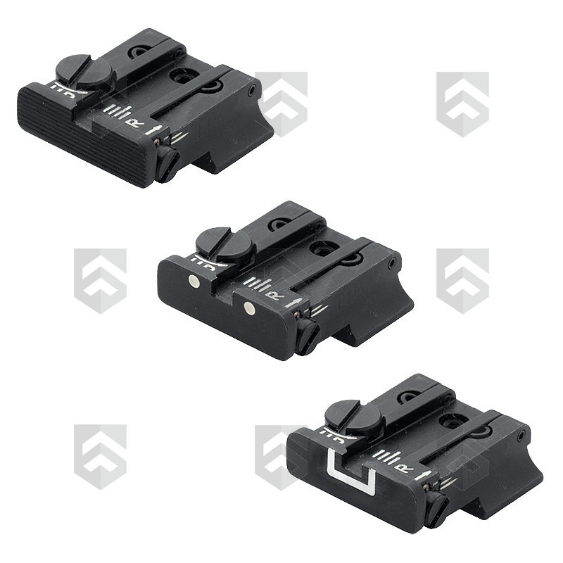 Mire arrière TPU ajustable LPA Sights pour Smith & Wesson