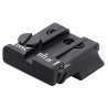 Mire arrière TPU ajustable LPA Sights pour Smith & Wesson