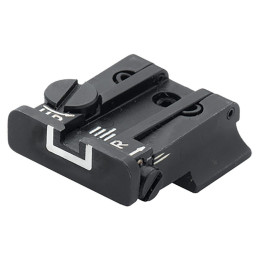Mire arrière TPU ajustable LPA Sights pour Smith & Wesson