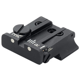 Mire arrière TPU ajustable LPA Sights pour Smith & Wesson