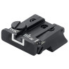 Mire arrière TPU ajustable LPA Sights pour Smith & Wesson Cal.10