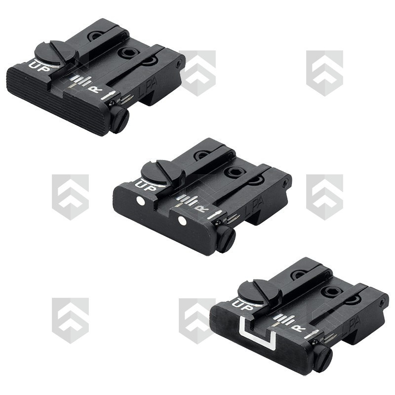Mire arrière TPU ajustable LPA Sights pour Colt Series