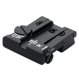 Mire arrière TPU ajustable LPA Sights pour Colt Gov't 1911-A1