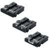 Mire arrière TPU ajustable LPA Sights pour Ruger Cal.22