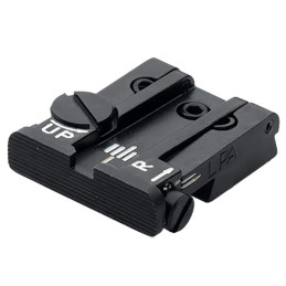 Mire arrière TPU ajustable LPA Sights pour Ruger Cal.22