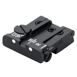 Mire arrière TPU ajustable LPA Sights pour Ruger Cal.22