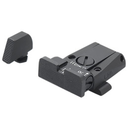 Mire arrière avec guidon SPR ajustable LPA Sights pour Glock