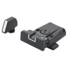 Mire arrière avec guidon SPR ajustable LPA Sights pour Glock