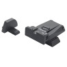 Mire arrière avec guidon SPR ajustable LPA Sights pour H&K