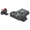 Mire arrière avec guidon TTF ajustable LPA Sights pour H&K
