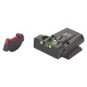 Mire arrière avec guidon TTF ajustable LPA Sights pour Ruger P85 et P89