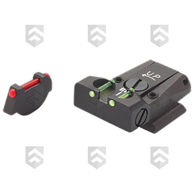 Mire arrière avec guidon TTF ajustable LPA Sights pour Ruger P90 à P97