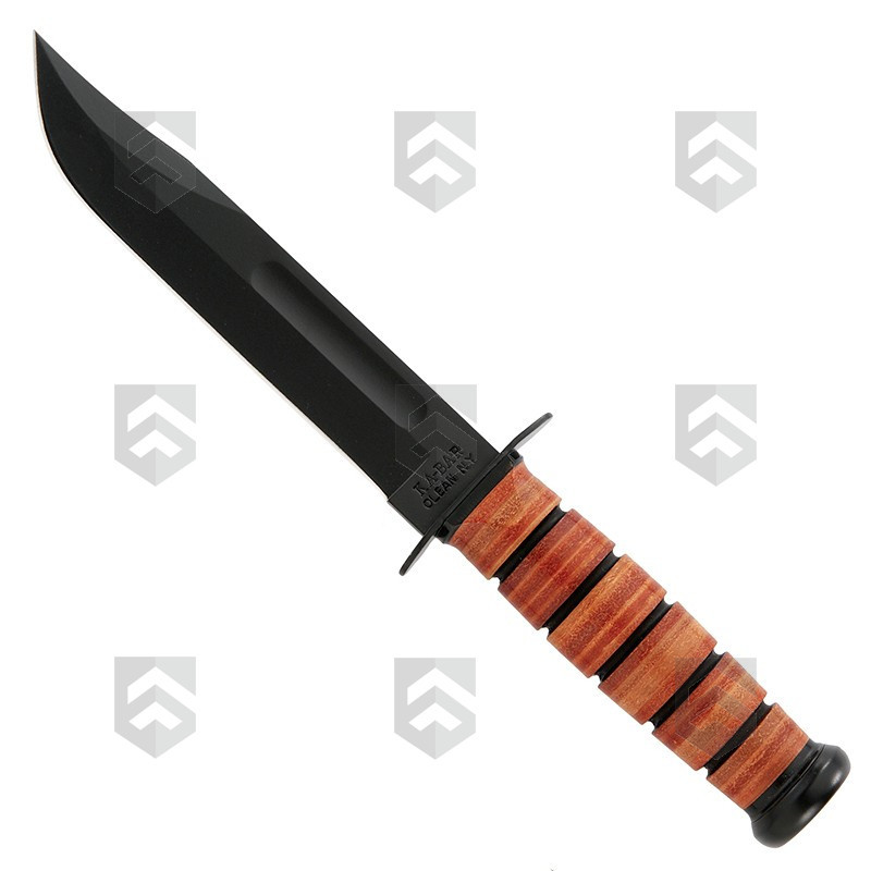 Poignard USMC Ka-Bar manche cuir