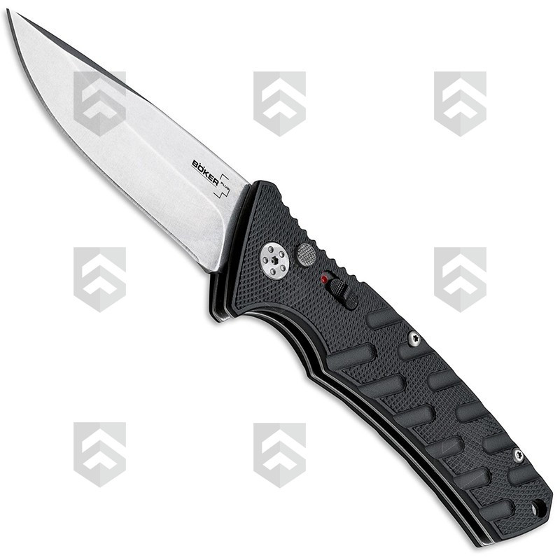 Couteau de poche Automatique Strike Spearpoint Böker Noir
